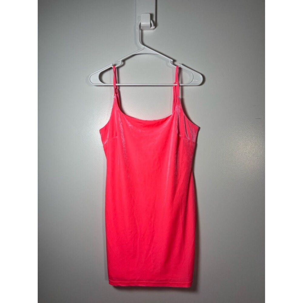 Revolve superdown Neon Sexy Pink Strappy Dress